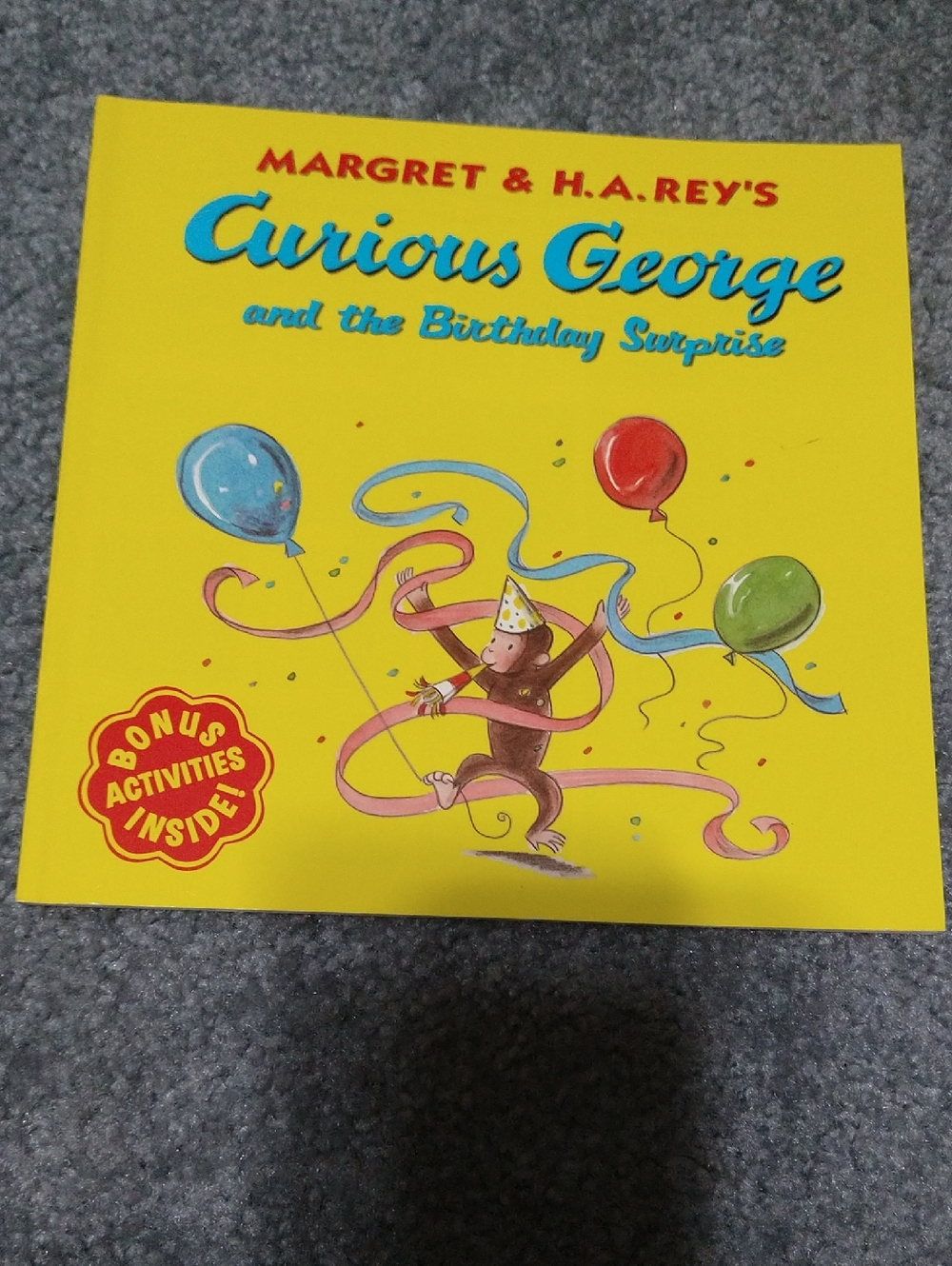 Curious George And The Birthday Surprise Children's Book